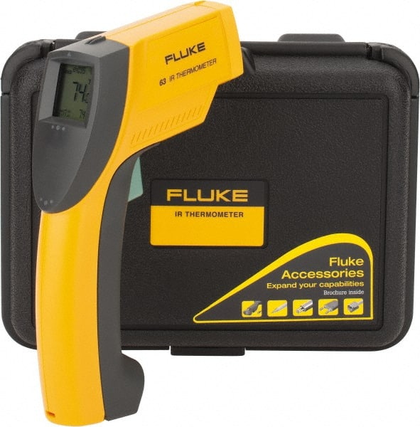 Fluke - -32 to 535°C (-25 to 999°F) Infrared Thermometer - 12:1 Distance to Spot Ratio - Exact Tooling