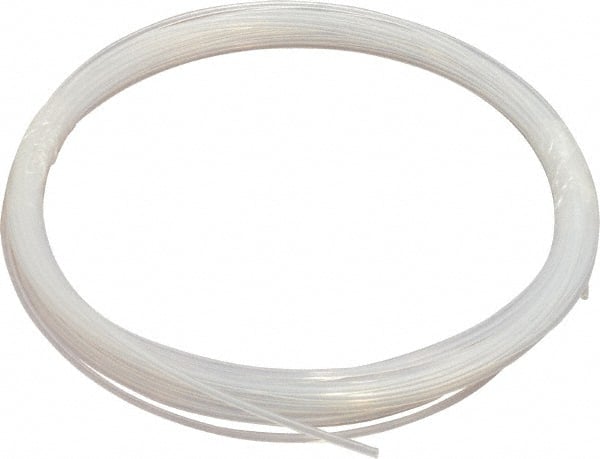 Parker - 1/16" ID x 1/8" OD, 1/32" Wall Thickness, 50' Long, PTFE FEP Tube - Natural, 300 Max psi - Exact Tooling