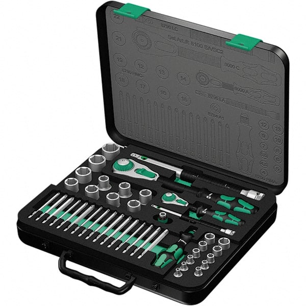 Wera - Socket Sets Measurement Type: Metric Drive Size: 1/4, 1/2 - Exact Tooling