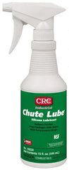 CRC - 16 oz Trigger Spray Bottle Nondrying Film/Silicone Penetrant/Lubricant - Clear & White, -40°F to 400°F, Food Grade - Exact Tooling