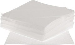 Brady SPC Sorbents - 20.5 Gal Capacity per Package, Oil Only Pad - 17" Long x 15" Wide, White, Polyester/Cotton - Exact Tooling