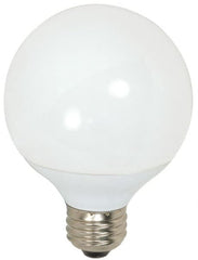 Value Collection - 9 Watt Fluorescent Decorative Medium Screw Lamp - 2,700°K Color Temp, 500 Lumens, G25, 10,000 hr Avg Life - Exact Tooling