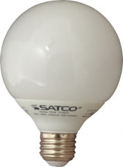 Value Collection - 15 Watt Fluorescent Decorative Medium Screw Lamp - 2,700°K Color Temp, 820 Lumens, G25, 10,000 hr Avg Life - Exact Tooling
