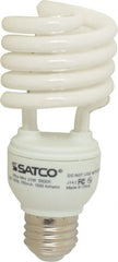 Value Collection - 23 Watt Fluorescent Residential/Office Medium Screw Lamp - 5,000°K Color Temp, 1,600 Lumens, T2, 10,000 hr Avg Life - Exact Tooling