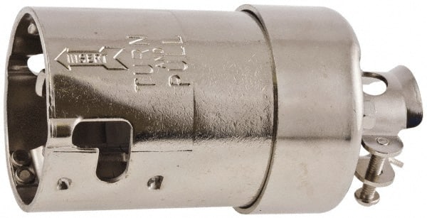 Hubbell Wiring Device-Kellems - 125 VAC, 50 Amp, NonNEMA Configuration, Marine Grade, Self Grounding Plug - 1 Phase, 2 Poles, IP20, 0.44 to 1.14 Inch Cord Diameter - Exact Tooling