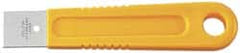 Olfa - Stainless Steel 1-Edge Scraper - 1" Blade Width x 1" Blade Length, 6-5/16" Long Handle - Exact Tooling