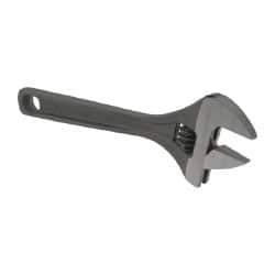 Paramount - 15/16" Jaw Capacity, 6" Standard Adjustable Wrench - Chrome Vanadium Steel, Black Finish - Exact Tooling
