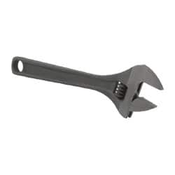 Paramount - 1-5/16" Jaw Capacity, 10" Standard Adjustable Wrench - Chrome Vanadium Steel, Black Finish - Exact Tooling