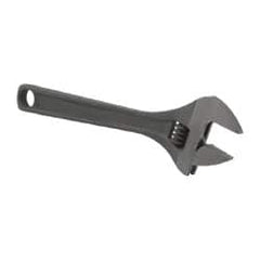 Paramount - 1-5/16" Jaw Capacity, 10" Standard Adjustable Wrench - Chrome Vanadium Steel, Black Finish - Exact Tooling