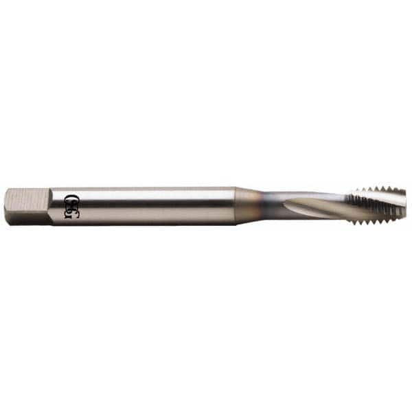OSG - M16x1.50 Metric Fine, 3 Flute, TiCN Finish Vanadium High Speed Steel Slow Spiral Flute Tap - Exact Tooling
