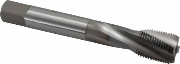 OSG - M18x1.50 Metric Fine, 4 Flute, TiCN Finish Vanadium High Speed Steel Slow Spiral Flute Tap - Exact Tooling