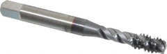 OSG - 1/4-20 UNC 3 Flute 3B Modified Bottoming Spiral Flute Tap - Vanadium High Speed Steel, TiCN Finish, 2-1/2" OAL, Right Hand Flute, Right Hand Thread, H3, Series 290 - Exact Tooling