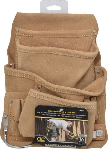 CLC - 10 Pocket Holster - Leather, Yellow, 10" Wide x 12" High - Exact Tooling