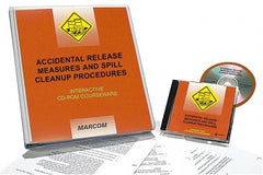 Marcom - Accidental Release Measures and Spill Cleanup Procedures, Multimedia Training Kit - 45 min Run Time CD-ROM, English & Spanish - Exact Tooling