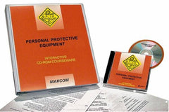 Marcom - Personal Protective Equipment, Multimedia Training Kit - 45 min Run Time CD-ROM, English & Spanish - Exact Tooling
