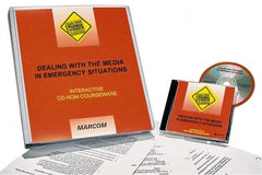 Marcom - Dealing with the Media in Emergency Situations, Multimedia Training Kit - 45 min Run Time CD-ROM, English & Spanish - Exact Tooling