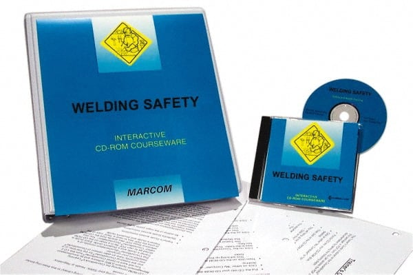 Marcom - Welding Safety, Multimedia Training Kit - 45 min Run Time CD-ROM, English & Spanish - Exact Tooling