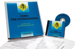 Marcom - Using Fire Extinguishers, Multimedia Training Kit - 45 min Run Time CD-ROM, English & Spanish - Exact Tooling