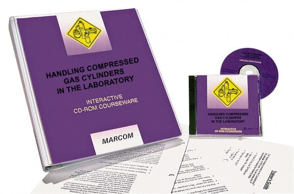 Marcom - Handling Compressed Gas Cylinders in the Laboratory, Multimedia Training Kit - 45 min Run Time CD-ROM, English & Spanish - Exact Tooling