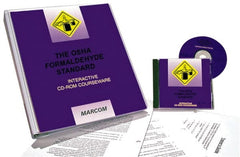 Marcom - The OSHA Formaldehyde Standard, Multimedia Training Kit - 45 min Run Time CD-ROM, English & Spanish - Exact Tooling