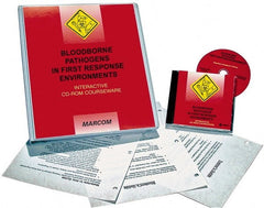 Marcom - Bloodborne Pathogens in First Response Environments, Multimedia Training Kit - 45 min Run Time CD-ROM, English & Spanish - Exact Tooling