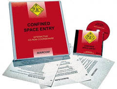 Marcom - Confined Space Entry, Multimedia Training Kit - 45 min Run Time CD-ROM, English & Spanish - Exact Tooling