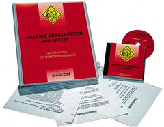Marcom - Hearing Conservation and Safety, Multimedia Training Kit - 45 min Run Time CD-ROM, English & Spanish - Exact Tooling