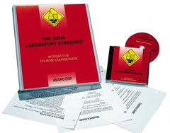 Marcom - The OSHA Laboratory Standard, Multimedia Training Kit - 45 min Run Time CD-ROM, English & Spanish - Exact Tooling