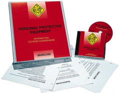 Marcom - Personal Protective Equipment, Multimedia Training Kit - 45 min Run Time CD-ROM, English & Spanish - Exact Tooling