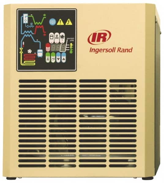 Ingersoll-Rand - 40 hp, 1-1/2" Pipe, 176 CFM Refrigerated Air Dryer - NPT End Connections, 203 Max psi, 7.87 Amp, 230 Volt, 25-1/2" Long x 20" Wide x 38-1/2" High - Exact Tooling