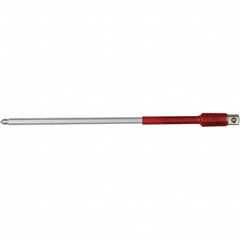 Wiha - 1/4" Drive, Torq-Set Screwdriver Bit - 5.8" OAL - Exact Tooling