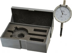 Fowler - 0.4" Range, 0-50-0 Dial Reading, 0.0005" Graduation Dial Drop Indicator - Revolution Counter - Exact Tooling