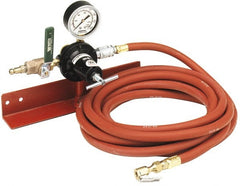 Myers Tire Supply - Air Compressor Automatic Tire Inflator Tool - 160 psi, Consists of Wall Mounting Bracket, Adjustable Pressure Gauge, On/Off Lever, 20' Air Hose, Clip-On Chuck - Exact Tooling