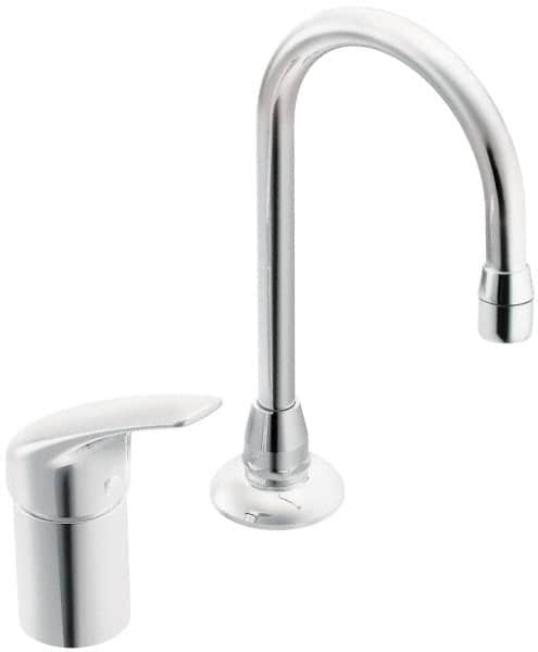 Moen - Lever Handle, Commercial Bathroom Faucet - One Handle, No Drain, Low Spout - Exact Tooling