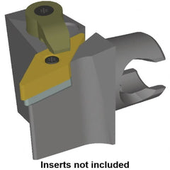 Kennametal - Left Hand Cut, Size KM20, VN.. Insert Compatiblity, Modular Turning & Profiling Cutting Unit Head - 12.5mm Ctr to Cutting Edge, 30mm Head Length, Series KM Mini - Exact Tooling