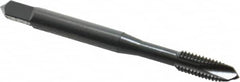 OSG - #12-28 UNF, 3 Flute, Oxide Finish, Vanadium High Speed Steel Spiral Point Tap - Plug Chamfer, Right Hand Thread, 2-3/8" OAL, 15/16" Thread Length, 0.22" Shank Diam, 2B/3B Class of Fit, Series 280 - Exact Tooling