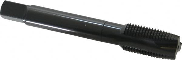 OSG - 9/16-18 UNF, 3 Flute, Oxide Finish, Vanadium High Speed Steel Spiral Point Tap - Plug Chamfer, Right Hand Thread, 3-19/32" OAL, 1-21/32" Thread Length, 0.429" Shank Diam, Series 280 - Exact Tooling