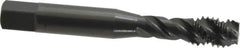OSG - 3/8-16 UNC 3 Flute Modified Bottoming Spiral Flute Tap - Vanadium High Speed Steel, Oxide Finish, 2-15/16" OAL, Right Hand Flute, Right Hand Thread, H2, Series 290 - Exact Tooling