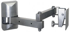 Video Mount - Steel, Flat Panel Arm Mount For 10 to 23 Inch LCD Monitor - Silver, 25 Lbs. Load Capacity, 30° Max Tilt Angle, Wall Mount Rotating and Tilting - Exact Tooling