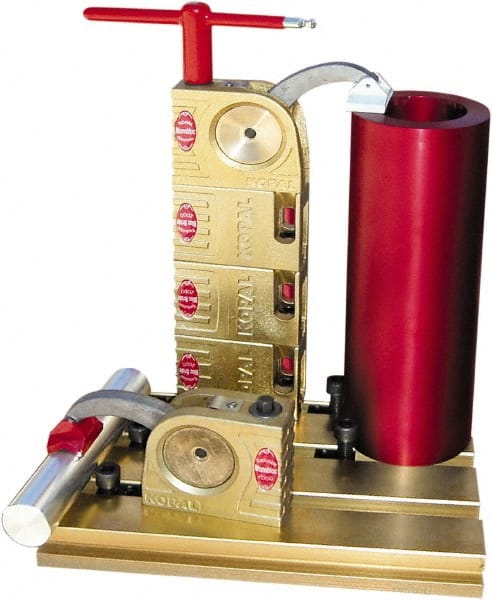 Mitee-Bite - 59 Lb-Ft Holding Capacity, 5-1/2" Max Opening Capacity, 3,500 Lb Clamping Pressure, Manual Hold Down Clamp - 2-3/8" Arm Length, 4-1/4" Clamp Length, 1-9/16" Clamp Width, 3-1/2" Clamp Height, T-Slot Mount, Steel - Exact Tooling