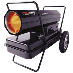 Heatstar - 210,000 Max BTU Rating, Kerosene Forced Air Heater with Thermostat - 6,000 Sq Ft Max Heating Area, 14 Gal Capacity, Fuel with Kerosene & Fuel Oil - Exact Tooling