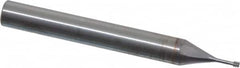 Vargus - #2-56, #3-56 Thread, 1/4" Shank Diam, Bright Coating, Solid Carbide Straight Flute Thread Mill - 3 Flutes, 2.244" OAL, #2 Min Noml Diameter - Exact Tooling