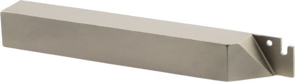 Iscar - External Thread, 0.69" Max Depth of Cut, 0.071" Min Groove Width, 4-1/2" OAL, Right Hand Indexable Grooving Cutoff Toolholder - 3/4" Shank Height x 3/4" Shank Width, TAG Insert Style, TGT Toolholder Style, Series Tang-GripIQ - Exact Tooling