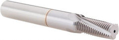 Vargus - 3/8-24, 9/16-24 to 11/16-24 UNEF, UNF, 0.323" Cutting Diam, 3 Flute, Solid Carbide Helical Flute Thread Mill - Internal Thread, 0.771" LOC, 2-7/8" OAL, 3/8" Shank Diam - Exact Tooling