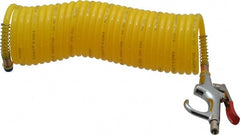 Value Collection - 1/4" ID Thumb Lever Air Gun - 25' Nylon Hose - Exact Tooling