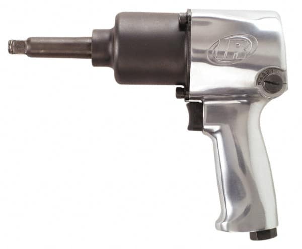 Ingersoll-Rand - 1/2" Drive, 8,000 RPM, 590 Ft/Lb Torque Impact Wrench - Pistol Grip Handle, 1,200 IPM, 22 CFM, 1/4" NPTF Inlet - Exact Tooling