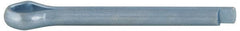 Value Collection - 3/16" Diam x 2" Long Extended Prong Cotter Pin - Grade 2, Zinc-Plated, Steel - Exact Tooling