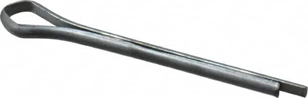 Value Collection - 1/16" Diam x 3/4" Long Extended Prong Cotter Pin - Grade 2, Zinc-Plated, Steel - Exact Tooling