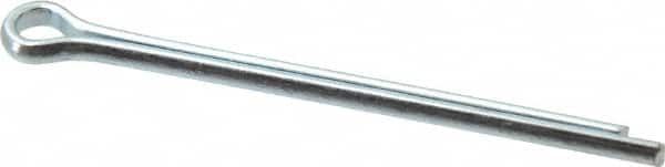 Value Collection - 5/32" Diam x 2-1/2" Long Extended Prong Cotter Pin - Grade 2, Zinc-Plated, Steel - Exact Tooling