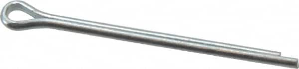 Value Collection - 1/16" Diam x 1" Long Extended Prong Cotter Pin - Grade 2, Zinc-Plated, Steel - Exact Tooling